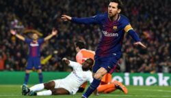 Selebrasi Messi Barcelona