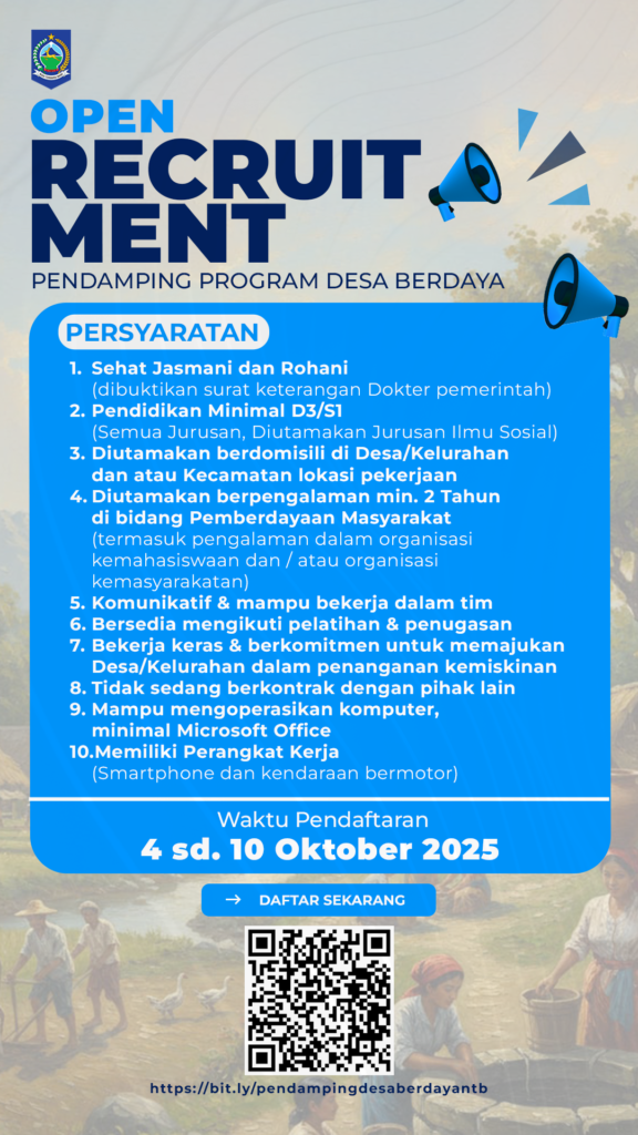 Open Recruitmen Desa Berdaya